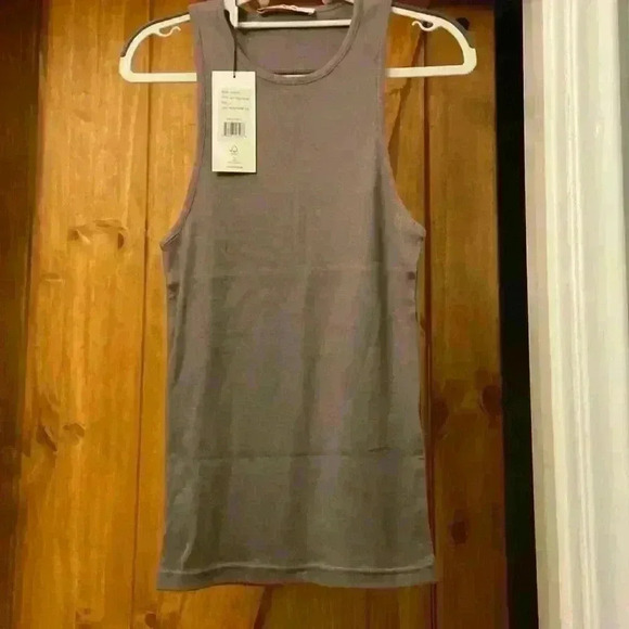 Thakoon Woman’s Ribbed Muscle Tank- Grey Taupe in Large-NWT - Picture 1 of 5